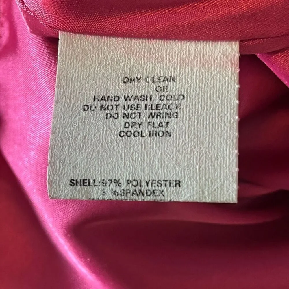 Jessica McClintock For Gunne‎ Sax Pink Vintage Barbie Core Y2K Gown 7/8